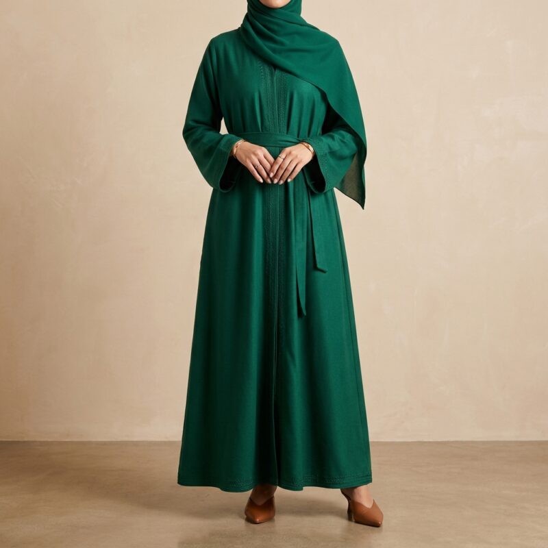 Pashmina Emerald Abaya